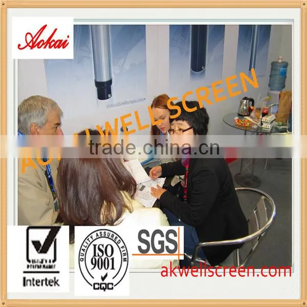 6-5/8" water well screen/wedge wire/wire wrap screen for drilling well