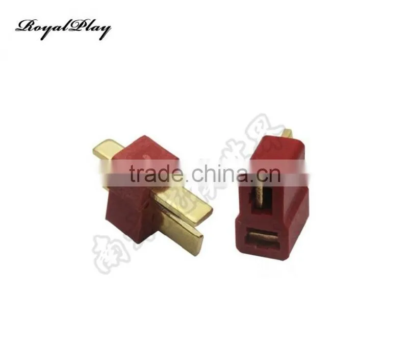 Low Price Gold Plated T Plug RC Connectors for DIY Drone Lipo Battery