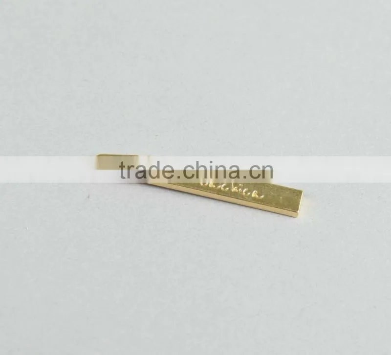 Handbags/Luggage/Jackets/Coats Zipper Puller Silder Head Gold Colour Metal Zipper Pulls