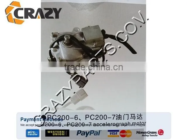 6D102 throttle motor & stepper motor & fuel control motor &for PC200-6 PC200-7 electric parts