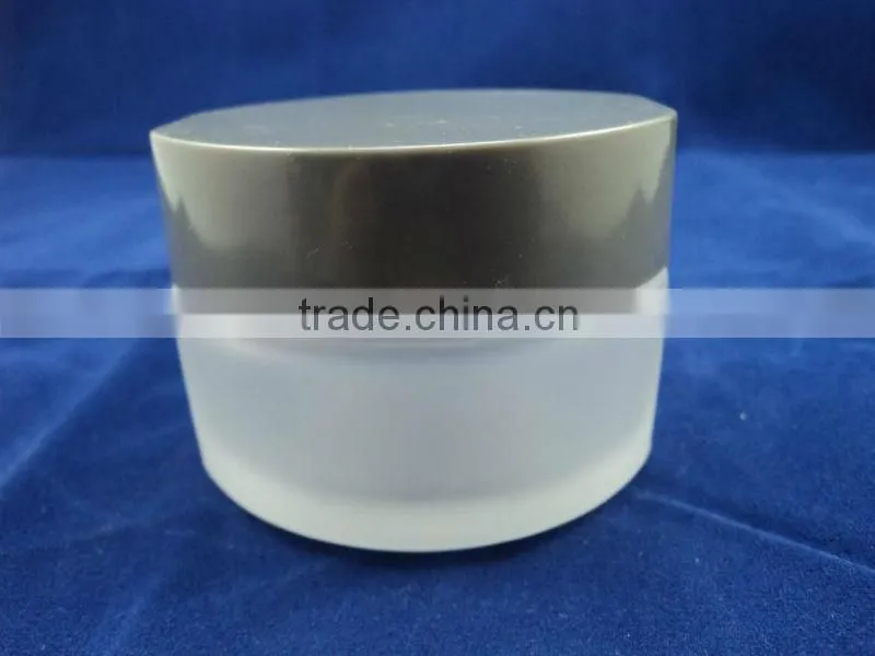 high-end night cream bottles with matte craft,oval skin care cream jars with labels