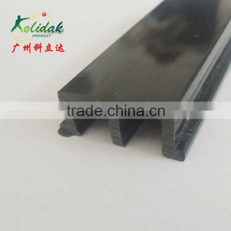 Factory supply E shape PVC profiles plastic extrusion