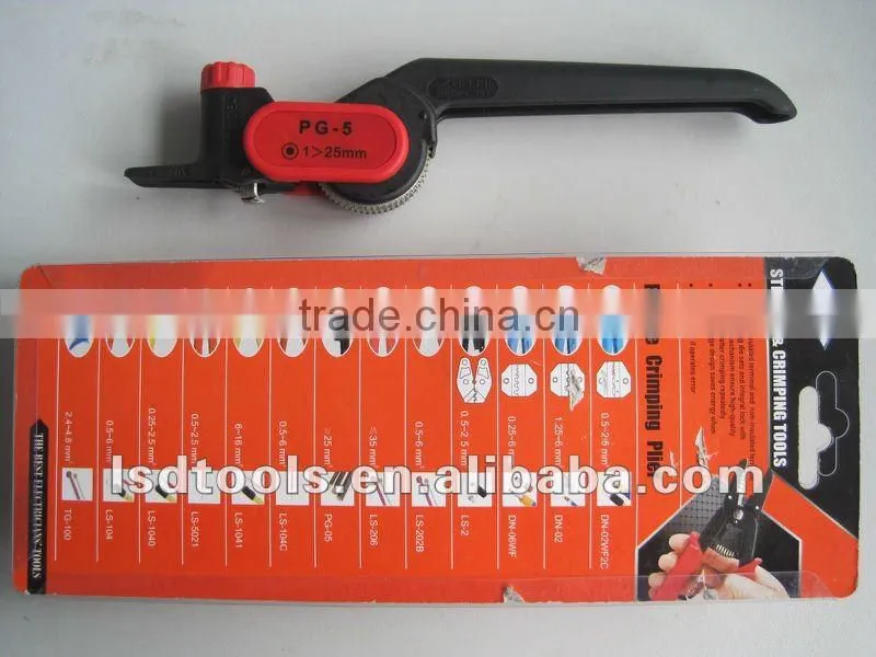 PG-5 cable stripper ratchet wheel type high quality hand tools