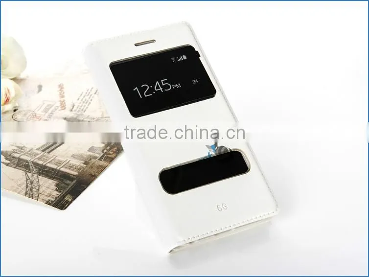 new arrival leather case for iphone6 plus durable PU leather waterproof cellphone case for iphone6 plus