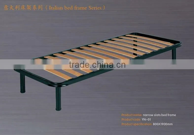 broad slat italian bed frame with promotion