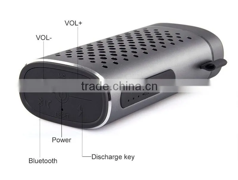 New design super bass power bank bluetooth speaker with USB and TF card