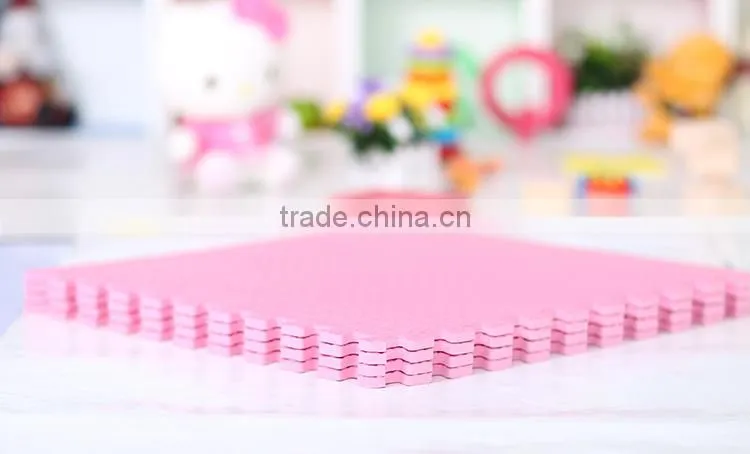 EVA laminated interlock flooring tiles