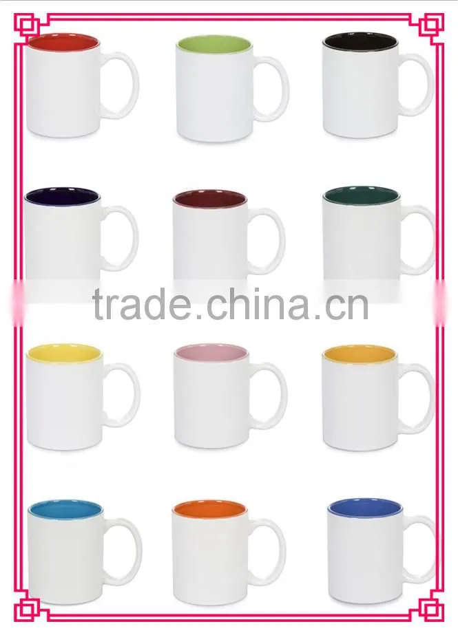 white blank sublimation mug, customized mugs