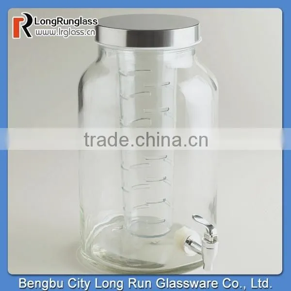 LongRun 56oz Glass Decanter with Wooden Stopper New Design Fancy Glassware Wholesale