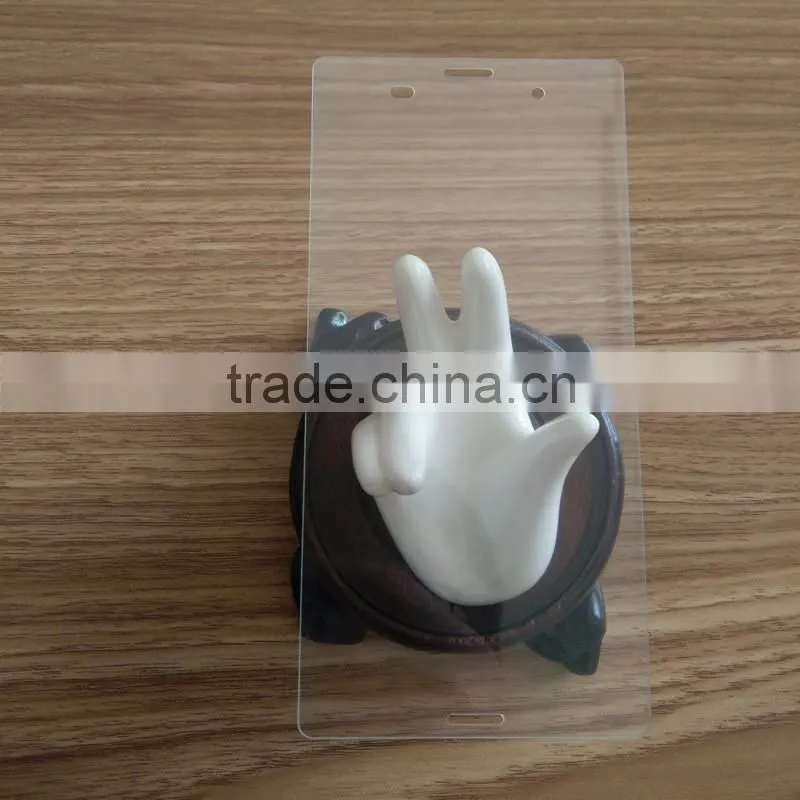 Wholesale price anti scratch waterproof tempered glass screen protector for sony xperia z3