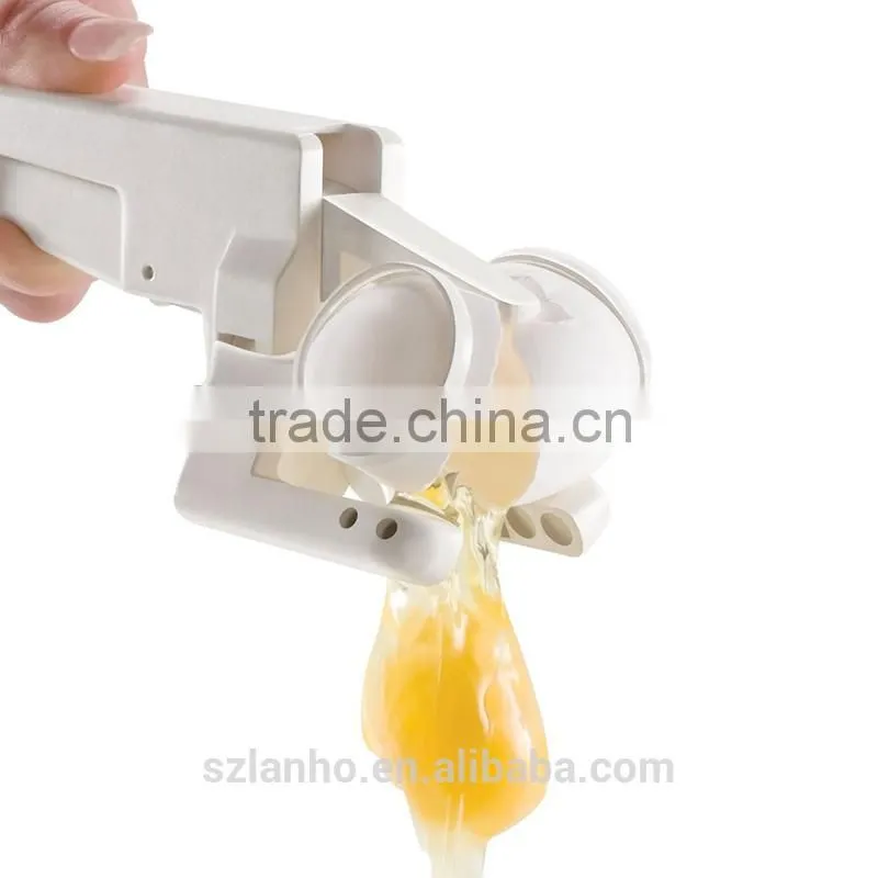 NEW EZ Egg Cracker Handheld York & White Separator As Seen On TV Kitchen Gadget