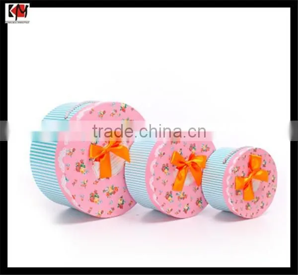 Custom Design Printed Round Flower Box Round Cardboard Gift Box