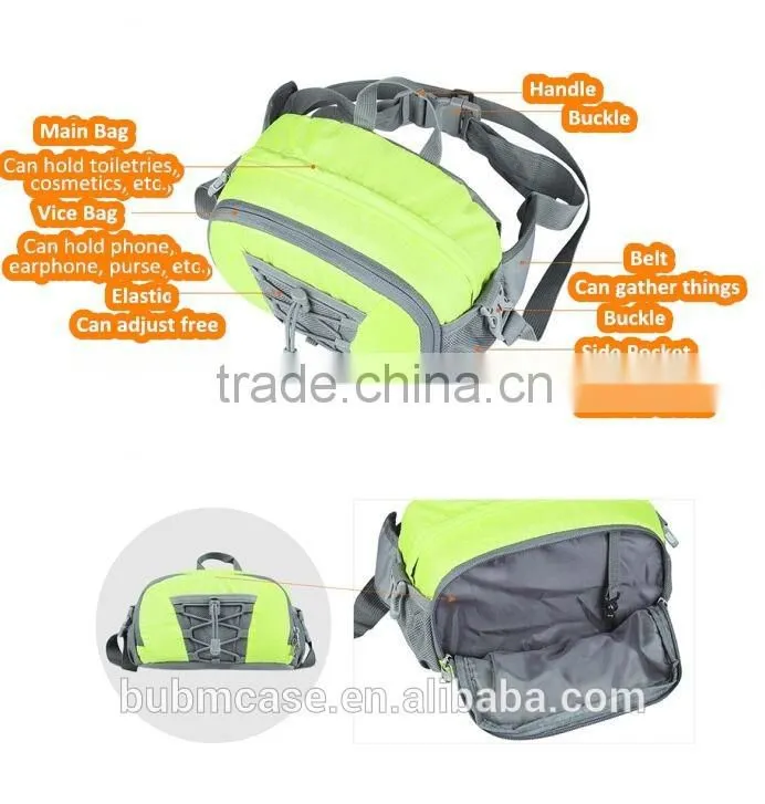 Good Fashion Casual Waist Bag Waist Pack Fanny Pack Waterproof Running Bags Purse Mobile Phone Case for SAMSUNG IPHONE 5/6 pocke