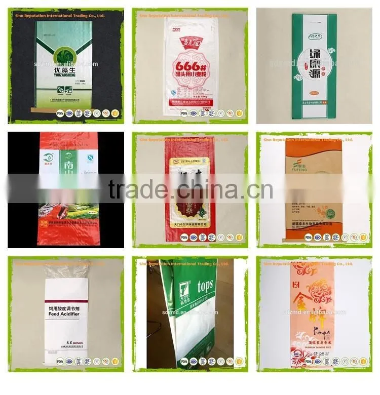 Multifunction custom pp woven bags used construiction/fertilizer/feed