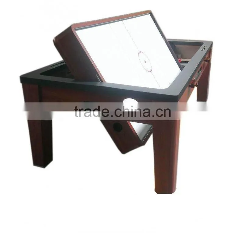 7' High quality wooden 3 in 1 Multi games table. Pool table, air hockey table, Dinning table