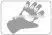 Comfortable full leather motorcycle gloves
