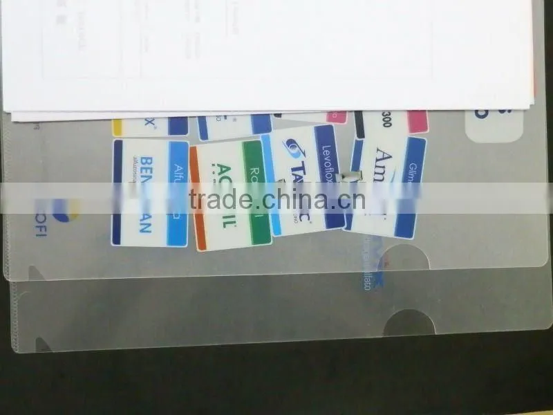 Office Stationery Printed Plastic PP File Folder
