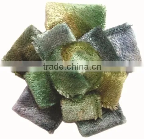 nylon single faced velvet ribbon velour webbing headband Hair band hair accessories christmas ribbon