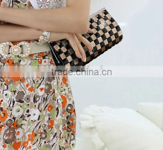 2015 crystal and rhinestone evening bags fashion clutch bag