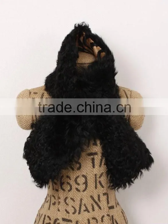 12001 fashion sheep fur collar