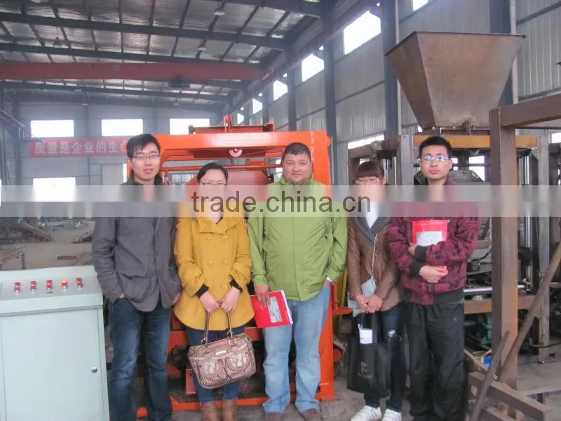 QHL4-25 semi auto brick making machines