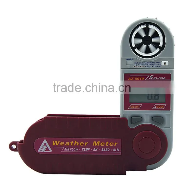 Mini Digital Air Flow Anemometer Barometric Pressure Sensor Meter AZ8910