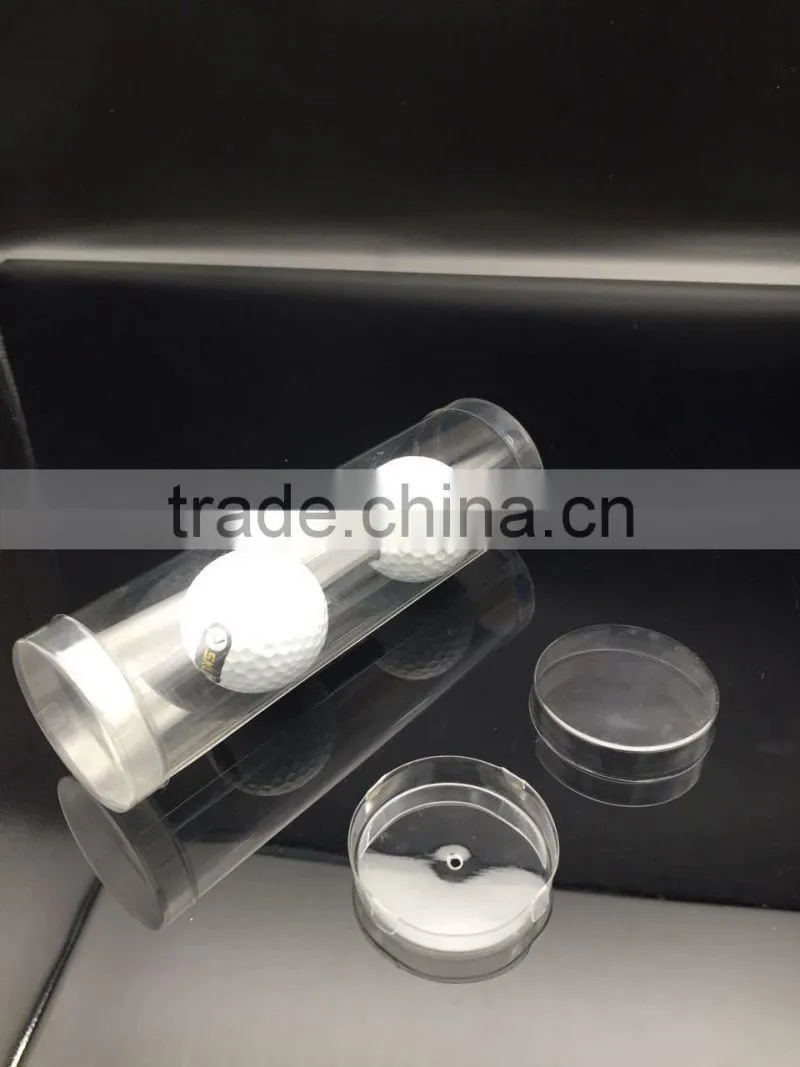 disposable plastic tennis ball tube , plastic golf ball cylinder packaging, quality round box