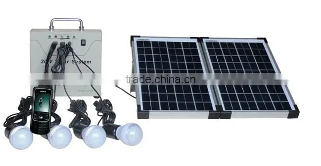 Chinese 40W Portable DC solar Lighting kit for wholesale africa