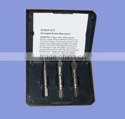 Screw extractor set damaged screw remover