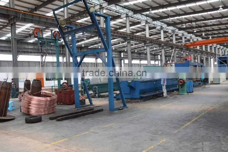 9Dies Aluminium/Copper rod breakdown wet wire drawing machines price