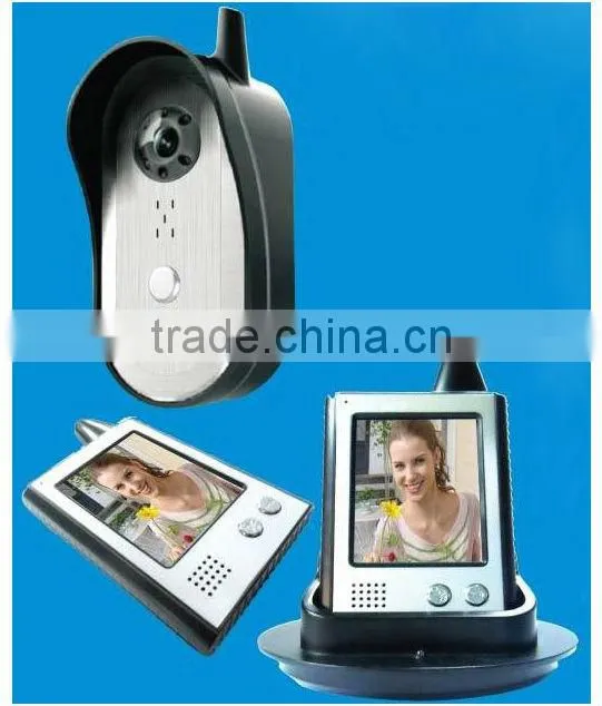 3.5 inch Water Proof Digital 2.4g Wireless Video Door Phone