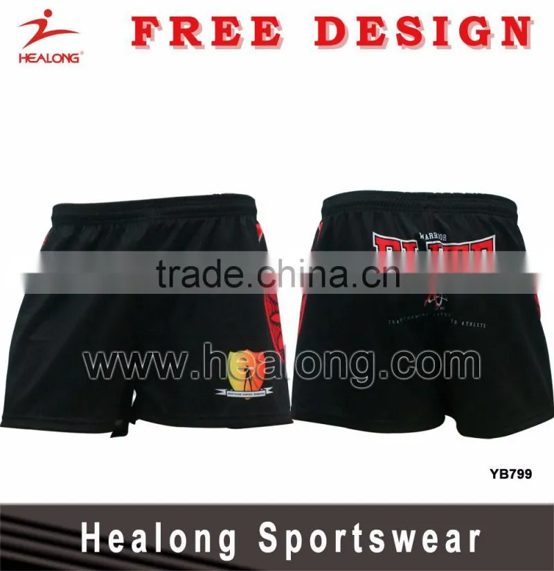 Hot Sales Cheap Custom Subliamation Man's Sportswear Rugby Shorts Jersey
