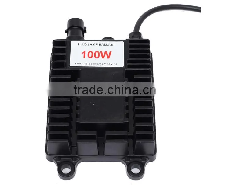 Factory supply best selling car accessories HID Ballast 100W for auto headlight driving light and work light