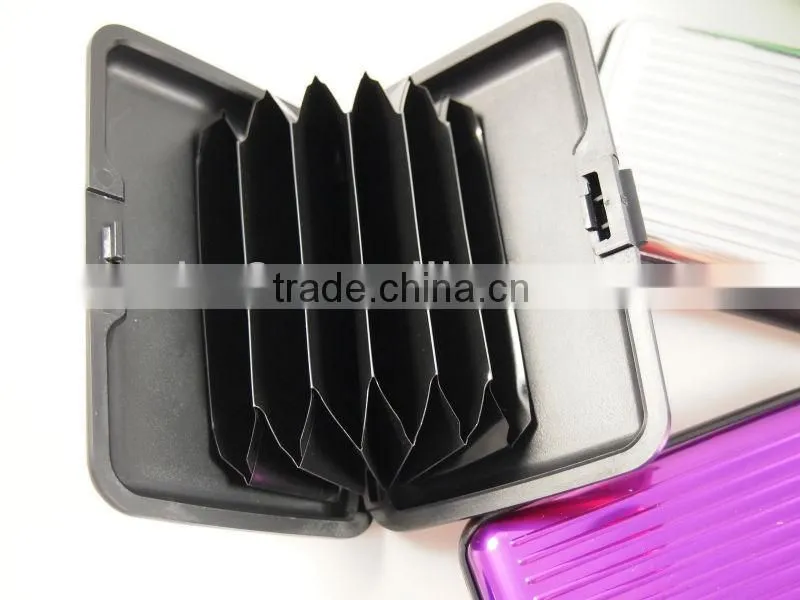 various colors aluminum credit card holder
