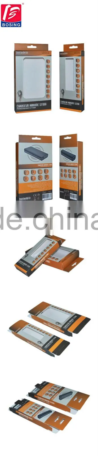 charger packaging box with hook