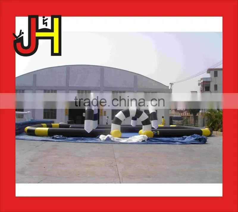 2015 Popular Funny Outdoor Game Inflatable Zorb Ball Race Track