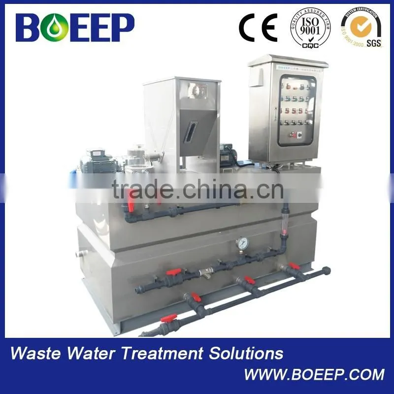 Automatic Polymer Preparation/dosing Unit with Three Tanks