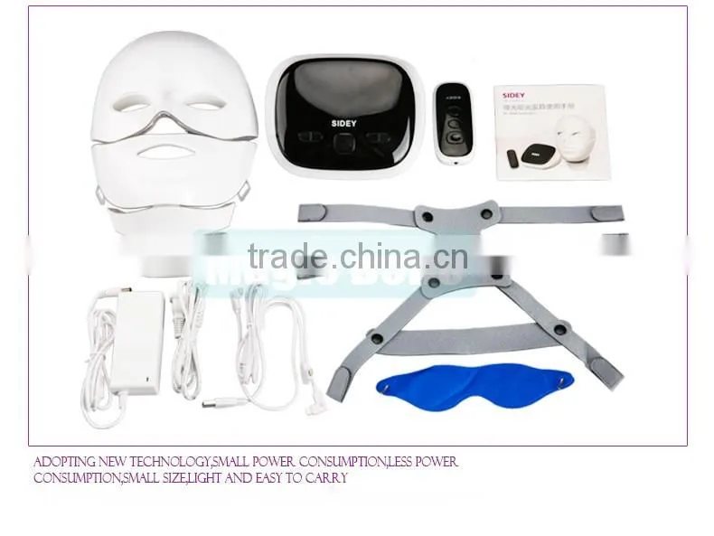 Non invasive led beauty light mask Facial LED PDT pdt beauty machine in alibaba