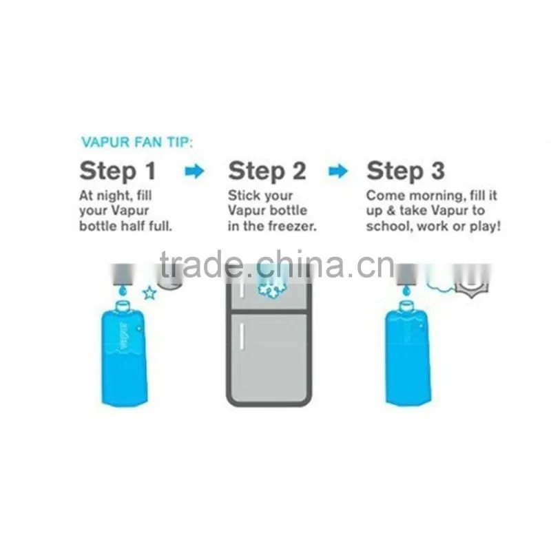PE folding foldable sport water bottle water bag for travelling