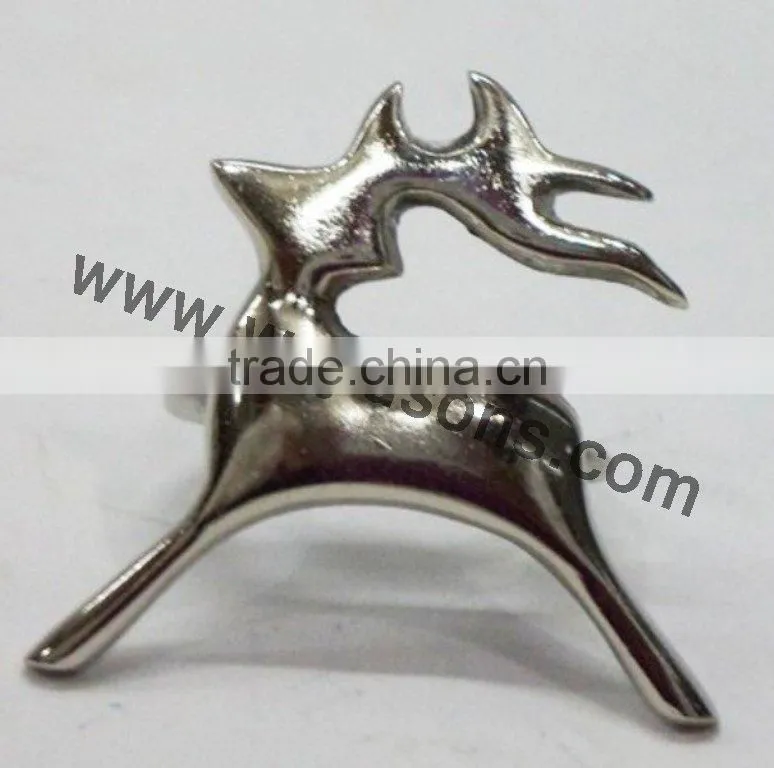 Nickel plated napkin ring and Deer shape napkin ring for weddings used