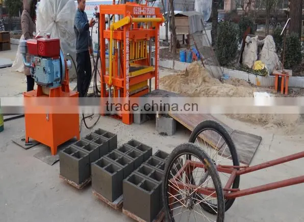 Small and medium size block machine QTJ4-40 Concrete Block Making Machine (low investment, high profit)