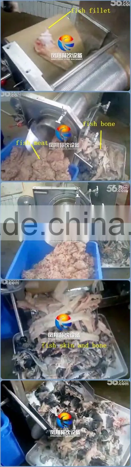 Automatic Frozen Fish Meat Food Grinder Grinding Processing Machine