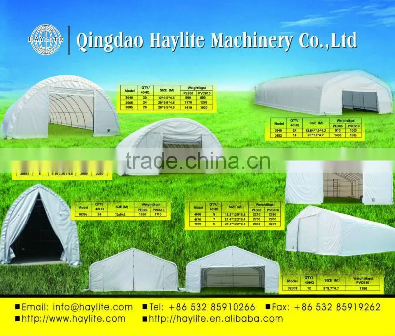 Farm outdoor industrial large warehouse storage shelter