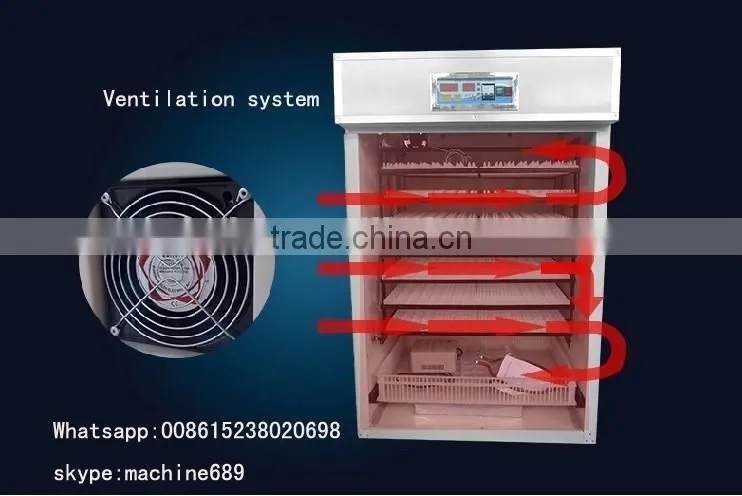 Newest full automatic egg incubator/hatcher with factory price