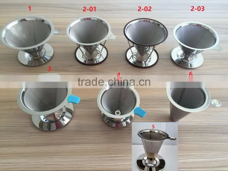 Coffee Tea Sets Drinkware Type and LFGB FDA SGS Certification Pour Over Coffee Dripper