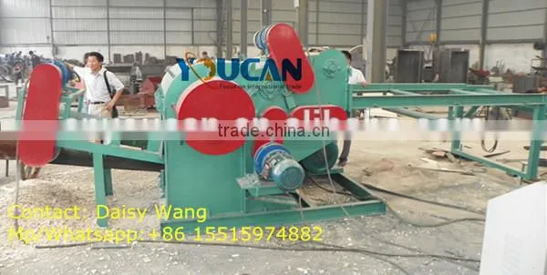 Nail removing functional wood pallet crusher machine/wood pallet crusher machine/board crusher