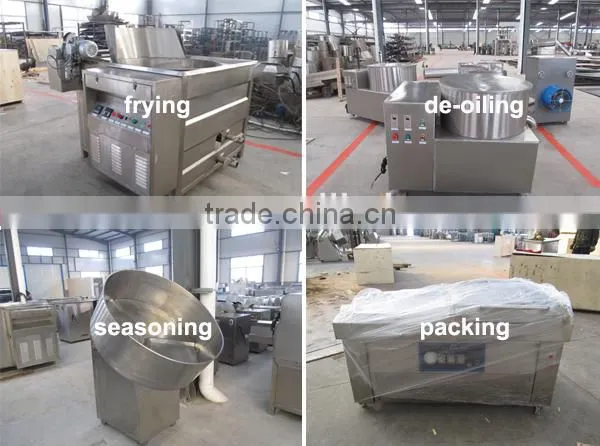Full automatic frozen french fries maker/potato chips processing machine