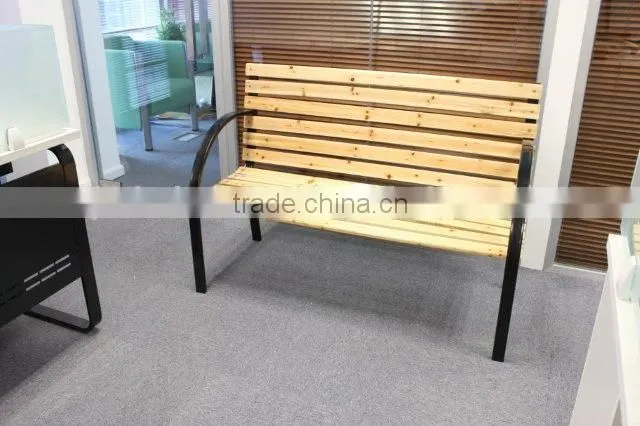 Hot Sale Wooden Bench Cast With Iron