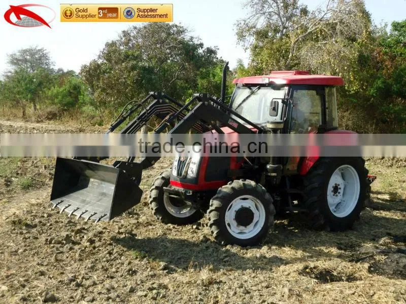four wheel tractor with tractor trailer