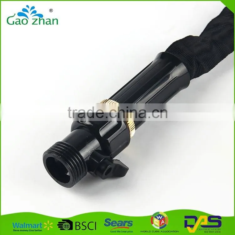 BLACK garden hose pipe/magic garden hose/retractable garden hose with free samples